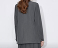 初語(yǔ)高智感西裝外套女2025年春季新款職場(chǎng)通勤時(shí)尚西服百搭上衣 深灰色 M 曬單實(shí)拍圖