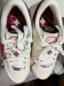 李寧月白3.0|胡先煦同款板鞋男復古秋冬休閑鞋小白鞋減震回彈運動(dòng)鞋 云白/紅(077款)-2 41 曬單實(shí)拍圖