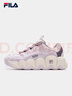 FILA 斐樂(lè )女鞋運動(dòng)鞋復古老爹鞋2025冬季新款面包可頌鞋厚底休閑鞋 浪漫紫/雨霧灰-ON 37.5 曬單實(shí)拍圖