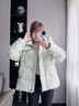 Teenie Weenie小熊女裝簡(jiǎn)約羽絨服2025冬季新款可拆卸連帽泡芙外套 淺綠色 S 曬單實(shí)拍圖