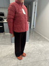 緹米媗小個(gè)子媽媽秋冬輕薄羽絨服外套中老年女大碼洋氣羽絨棉服短款棉襖 橘紅色（白鴨絨38）現貨直發(fā) 2XL 建議穿125-135斤 曬單實(shí)拍圖