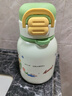 蘇泊爾（SUPOR）兒童保溫杯水杯水壺316L不銹鋼學(xué)生吸管杯背帶·芽綠KCV50CK20 曬單實(shí)拍圖