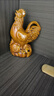福槿秀陶瓷大公雞擺件招財風(fēng)水裝飾品工藝品開(kāi)業(yè)喬遷禮品客廳辦公室擺件 福雞送財土黃色（高約14 曬單實(shí)拍圖
