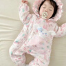 木木屋（mumuwu）品牌童裝嬰兒羽絨服連體衣冬季新生兒衣服白鴨絨保暖女寶寶外出服 粉色 100 適合90-100cm年齡3-4歲 曬單實(shí)拍圖
