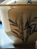 兮元記手繪豆黃汝窯三才蓋碗大號帶蓋單個高檔家用陶瓷茶杯功夫茶具茶碗 豆黃汝窯醉陌蓋碗-惜竹-禮盒裝 曬單實拍圖