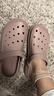 斯凱奇（Skechers）洞洞鞋女士透氣戶(hù)外沙灘鞋休閑涼拖鞋111514 茱萸粉/MVE 37 曬單實(shí)拍圖