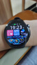 HUAWEI WATCH 5 46mm基礎款深錆色不銹鋼表殼蒼穹黑氟橡膠表帶首創(chuàng  )X-TAP智感窗鴻蒙AI腕上小藝eSIM通信 曬單實(shí)拍圖