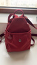 多用女士雙肩包時(shí)尚夏季小包牛津布包單肩包胸包百搭韓版小布包包 深紅 曬單實(shí)拍圖