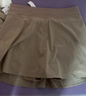 lululemon丨Lightweight 女士輕盈版高腰網(wǎng)球裙速干芯吸 LW8AK7S 橡木棕 S /6 曬單實(shí)拍圖