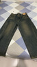 森馬（Semir）王安宇同款丨牛仔褲男復古彎刀褲25冬長(cháng)褲丹寧布褲子109725124107 曬單實(shí)拍圖