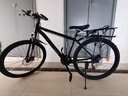 捷特耐斯山地自行車(chē)成人男女 青少年變速減震單車(chē)學(xué)生上班代步車(chē) MX530-旗艦減震版【輻條輪】黑色 26寸（適合160-185CM） 21速 曬單實(shí)拍圖