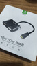 畢亞茲 Mini HDMI轉VGA/HDMI一拖二轉換器帶音頻 二合一4k高清微型轉接頭線(xiàn) 平板電腦連接投影儀 曬單實(shí)拍圖
