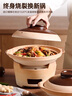 佩爾森無(wú)釉砂鍋燉鍋家用燃氣干燒鍋煲仔飯煤氣灶專(zhuān)用陶瓷煲湯鍋沙鍋2L 曬單實(shí)拍圖
