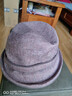 蘇木佰（SOMUBAY）媽媽帽子女春秋休閑漁夫帽秋冬季薄款中老年人奶奶婆婆春夏布盆帽 皮粉色 均碼可調節（56-60CM） 曬單實(shí)拍圖