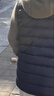 迷你巴拉【三防】男女童防風(fēng)保暖連帽羽絨服寶寶撞色羽絨馬甲 黑色90001 150 曬單實(shí)拍圖
