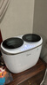 美的（Midea）分區洗波輪迷你洗衣機 MNBB10VH70E 內衣洗衣機小型嬰兒懶人洗衣機 雙子座 同洗同脫 國家補貼 曬單實(shí)拍圖