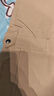 駱駝（CAMEL）休閑戶外登山褲男防潑水直筒工裝褲 J14CA6L6645 幻影黑 M 曬單實(shí)拍圖