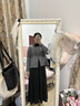 艾美琦美（AIMEIQIMEI）大碼女裝套裝呢子外套2025新款秋冬季小香風(fēng)連衣裙氣質(zhì)顯瘦兩件套 外套 2XL [建議140-160斤] 曬單實(shí)拍圖