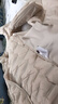 雅鹿輕薄羽絨服女馬甲內膽春季時(shí)尚立領(lǐng)百搭保暖可疊穿坎肩背心短外套 米白 L 建議105-115斤 曬單實(shí)拍圖