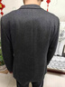SHANSHAN杉杉西服男秋冬羊毛混紡商務(wù)職業(yè)單西加厚保暖上衣男士通勤外套 黑色 2XL 185 曬單實(shí)拍圖