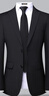 羅蒙（ROMON）西服套裝男士小西裝外套職業(yè)正裝修身休閑伴郎服 黑色XL 曬單實(shí)拍圖