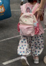 SHUKIKU兒童書(shū)包幼兒園背包防丟失輕便防潑水大容量雙肩包桃子果汁S+碼 曬單實(shí)拍圖