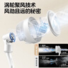 美的（Midea）空氣循環(huán)扇 電風(fēng)扇家用客廳落地扇安靜輕音搖頭大風(fēng)量臺式桌面兩用小電扇 臥室低噪臺扇循環(huán)扇 【整屋新風(fēng)·臺立兩用】FGA24TS 曬單實(shí)拍圖