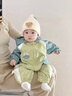 迪士尼（Disney）嬰兒衣服連帽連體衣開(kāi)春秋季裝款男女寶寶超萌洋氣外出哈衣 綠色 90cm 曬單實(shí)拍圖