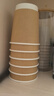 京東京造 紙杯一次性杯子咖啡杯 牛皮紙雙層加厚食品級水杯280ml【60只】 曬單實(shí)拍圖