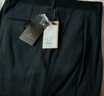 浪登男士休閑褲秋季寬松直筒百搭中青年商務(wù)長(cháng)褲子男爸爸裝 黑色 35 （2.72尺）90.5CM 曬單實(shí)拍圖