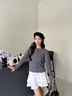 森馬（Semir）森馬陳都靈針織開衫女美利奴羊毛衫24冬新款內(nèi)搭保暖109724106001 曬單實(shí)拍圖