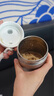 純鈦咖啡杯迷你鈦杯男女款保溫杯戶(hù)外便攜式鈦水杯子保冷杯隨行杯 皓月銀-350ml 內外純鈦 0油漆 曬單實(shí)拍圖