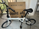 大行（DAHON）折疊自行車(chē)16英寸YUKI超輕迷你便攜男女式通勤單車(chē)KT610 白色  曬單實(shí)拍圖