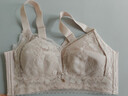 都市麗人大碼內衣女無(wú)鋼圈聚攏薄款胸罩透氣調整型蕾絲文胸3BHA37 曬單實(shí)拍圖