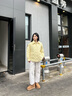 Teenie Weenie小熊女裝羽絨服2025冬季新款溫暖舒適通勤風(fēng)羽絨外套 黃色 S 曬單實(shí)拍圖