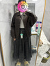 茵曼復(fù)古磨毛格子百褶半身裙2025秋女裝新款高腰A字裙 灰黑格子 L 曬單實(shí)拍圖