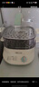 小熊（Bear）電蒸鍋 蒸蛋器 二層家用多功能大容量電蒸籠自動(dòng)斷電微電腦式蒸包子機飯菜加熱器 6L 常規款 DZG-C60W9 曬單實(shí)拍圖