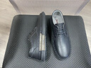 Jeep吉普男鞋秋冬休閑皮鞋男新品軟底真牛皮英倫商務(wù)正裝鞋潮流休閑鞋 黑色【標準皮鞋碼】 41 曬單實(shí)拍圖