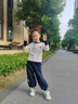 MQDMINI童裝兒童褲子春秋男女童衛褲5A抗菌寬松束腳休閑褲松鼠蘑菇 曬單實(shí)拍圖
