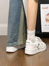 回力【廠(chǎng)牌】女款韓版小白鞋冬季新款女鞋軟底透氣厚底增高板鞋女 白色【偏小半碼】-專(zhuān)柜正品保障 38 曬單實(shí)拍圖