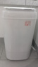 志高（CHIGO）脫水機(jī)甩干機(jī)小型迷你家用甩干桶出租房宿舍大容量單杠脫水桶烘干一體 10白蓋【不銹鋼桶加厚款】 曬單實(shí)拍圖