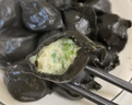 338 墨魚(yú)餃子 300g/盒(16只) 真墨魚(yú)肉添加墨汁 火鍋湯餃 家庭聚餐 曬單實(shí)拍圖