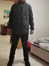 肯奈迪搖粒絨外套男爸爸加厚顆粒絨開(kāi)衫粒子絨上衣男士春季外套抓絨外衣 灰色 3XL 【170CM-180CM】 曬單實(shí)拍圖