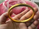 愛(ài)戀珠寶黃金手鐲泥鰍背寬面古法傳承足金鐲子送媽媽送老婆生日禮物 約30g 多退少補 54圈號 曬單實(shí)拍圖