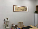 探時(shí)光唐伯虎字畫(huà)山水畫(huà)國畫(huà)現代中式客廳沙發(fā)裝飾畫(huà)書(shū)房辦公室靠山掛畫(huà) 唐伯虎 - 松崖別業(yè)圖 170*60cm（大氣磅礴） 實(shí)木框+安徽熟宣宣紙+卡紙+高透有機玻璃 曬單實(shí)拍圖