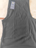 OMG坑條紋運動(dòng)健身背心男快干夏季跑步緊身吸汗籃球無(wú)袖訓練打底汗衫 黑色 2XL (160-180斤) 曬單實(shí)拍圖