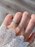 DRAGBOLL鉆戒真鉆莫桑鉆雪花扭臂結(jié)婚求婚戒指紀念日送女友生日禮物 閉口8-20號（下單聯(lián)系客服碼數(shù)） 2克拉鉆石 曬單實拍圖