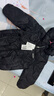 雪中飛【壓膠工藝】兒童羽絨服新款男女童秋冬季輕薄保暖外套 黑色 120 曬單實拍圖