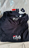 FILA斐樂(lè )官方短袖T恤男2025年夏季時(shí)尚純棉圓領(lǐng)透氣男士運動(dòng)t恤針織衫 曬單實(shí)拍圖