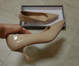 達芙妮裸色高跟鞋女2025秋季爆款通勤女鞋氣質(zhì)尖頭細跟單鞋女職場(chǎng)皮鞋女 裸膚色【跟高8cm】 36 曬單實(shí)拍圖